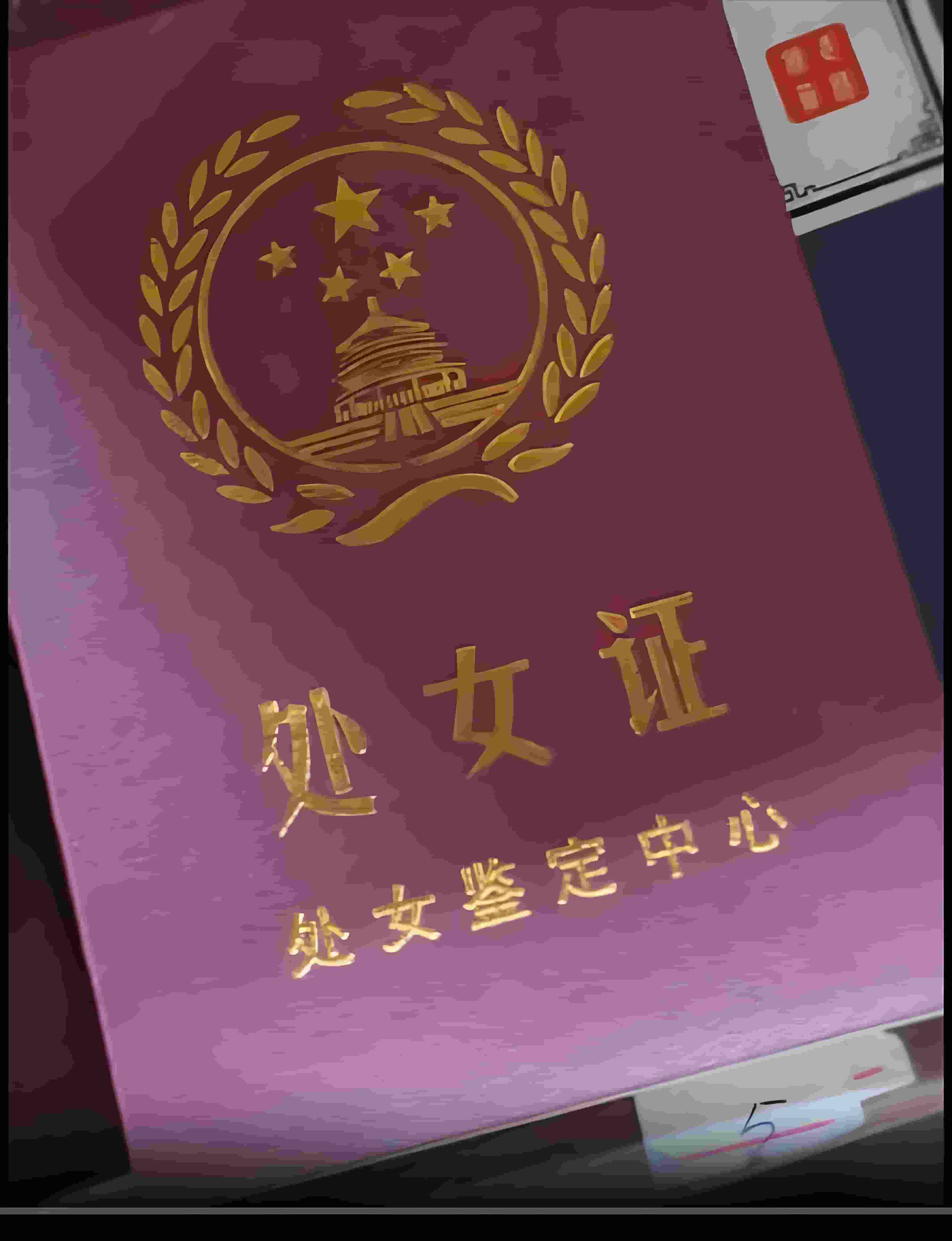 同城印刷处女证书